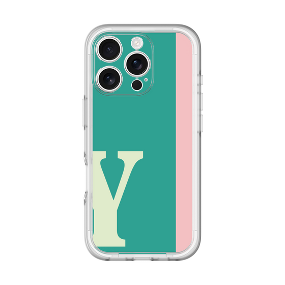 Slim Protection Premium Case［ オリジナル - initial color line - Y green ］