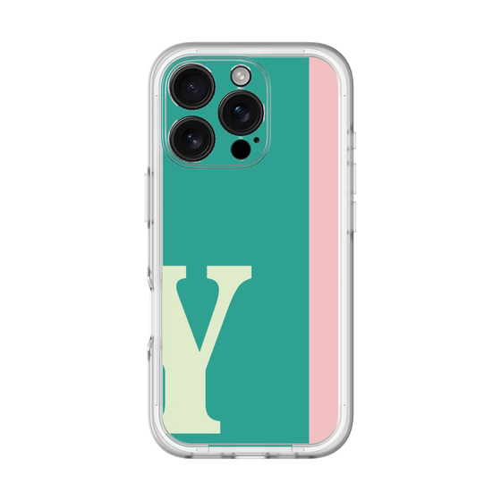 Slim Protection Premium Case［ オリジナル - initial color line - Y green ］