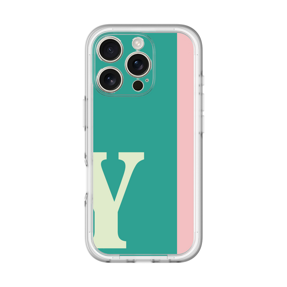 Slim Protection Premium Case［ オリジナル - initial color line - Y green ］