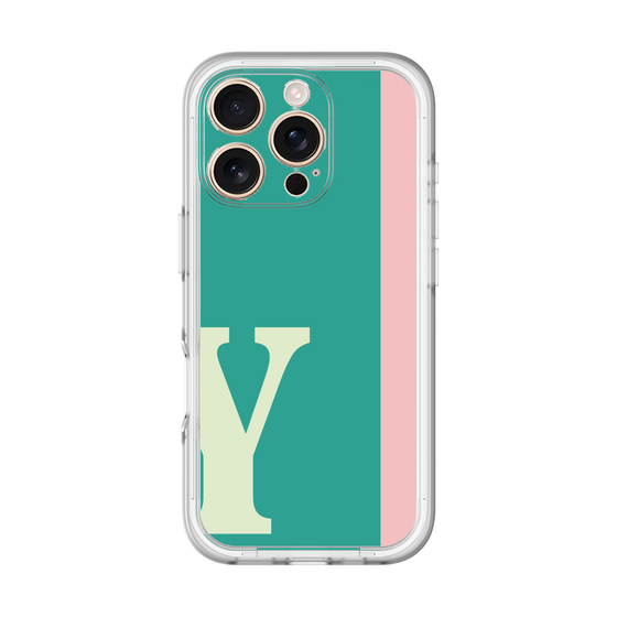 Slim Protection Premium Case［ オリジナル - initial color line - Y green ］