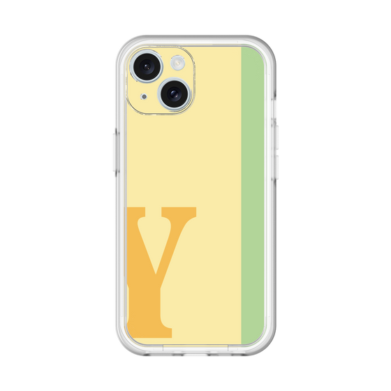 Slim Protection Premium Case［ オリジナル - initial color line - Y yellow ］