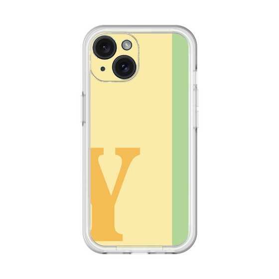 Slim Protection Premium Case［ オリジナル - initial color line - Y yellow ］