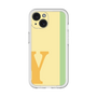 Slim Protection Premium Case［ オリジナル - initial color line - Y yellow ］