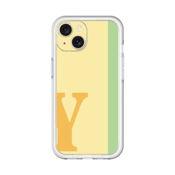 Slim Protection Premium Case［ オリジナル - initial color line - Y yellow ］