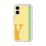 Slim Protection Premium Case［ オリジナル - initial color line - Y yellow ］