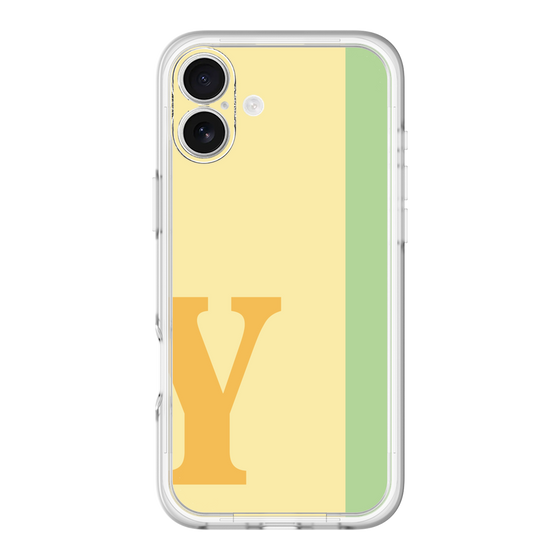 Slim Protection Premium Case［ オリジナル - initial color line - Y yellow ］