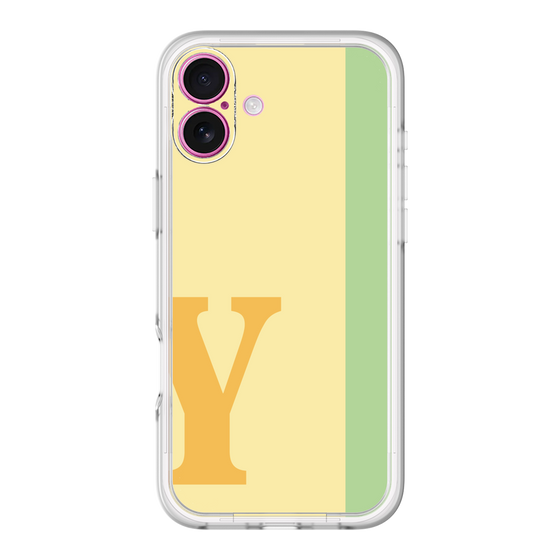 Slim Protection Premium Case［ オリジナル - initial color line - Y yellow ］