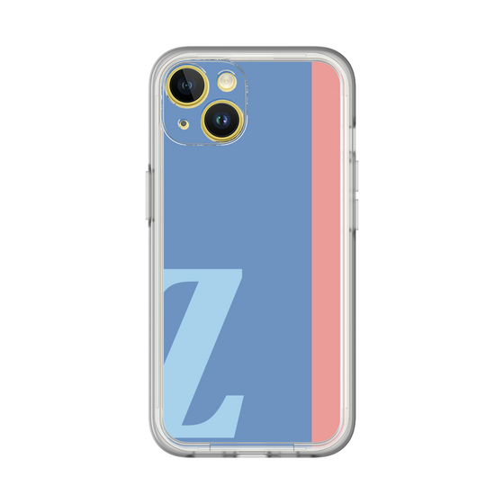Slim Protection Premium Case［ オリジナル - initial color line - Z blue ］
