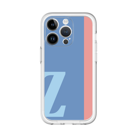 Slim Protection Premium Case［ オリジナル - initial color line - Z blue ］