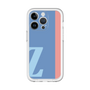 Slim Protection Premium Case［ オリジナル - initial color line - Z blue ］