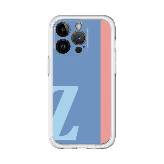 Slim Protection Premium Case［ オリジナル - initial color line - Z blue ］
