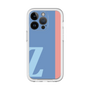 Slim Protection Premium Case［ オリジナル - initial color line - Z blue ］
