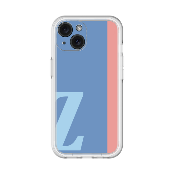 Slim Protection Premium Case［ オリジナル - initial color line - Z blue ］