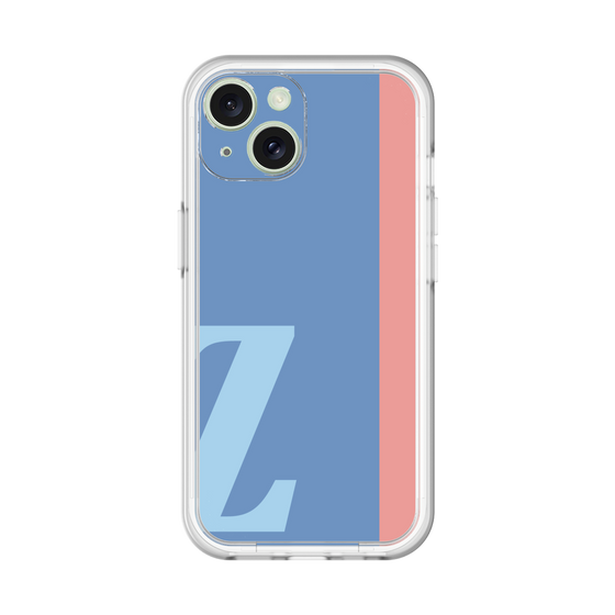 Slim Protection Premium Case［ オリジナル - initial color line - Z blue ］