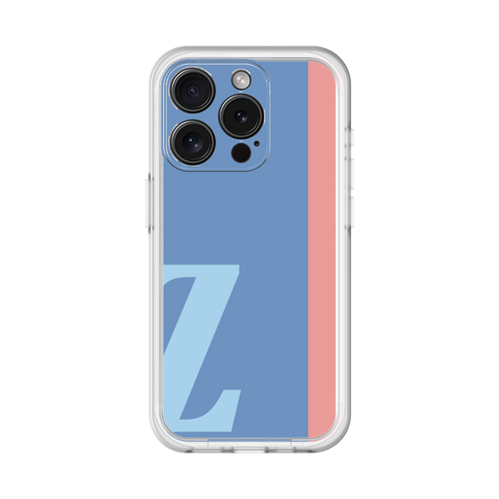 Slim Protection Premium Case［ オリジナル - initial color line - Z blue ］