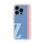 Slim Protection Premium Case［ オリジナル - initial color line - Z blue ］
