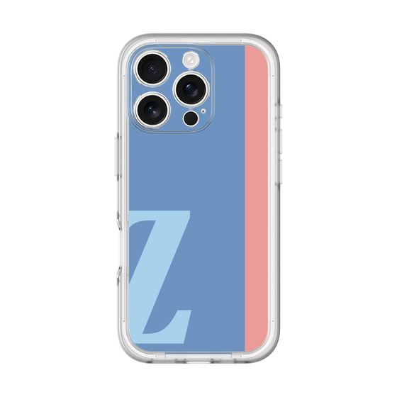 Slim Protection Premium Case［ オリジナル - initial color line - Z blue ］