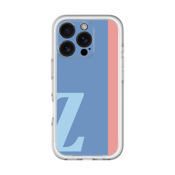 Slim Protection Premium Case［ オリジナル - initial color line - Z blue ］