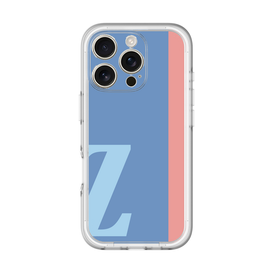 Slim Protection Premium Case［ オリジナル - initial color line - Z blue ］