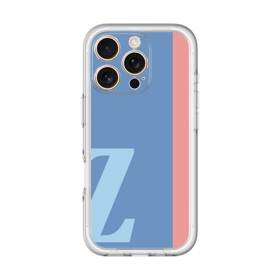 Slim Protection Premium Case［ オリジナル - initial color line - Z blue ］