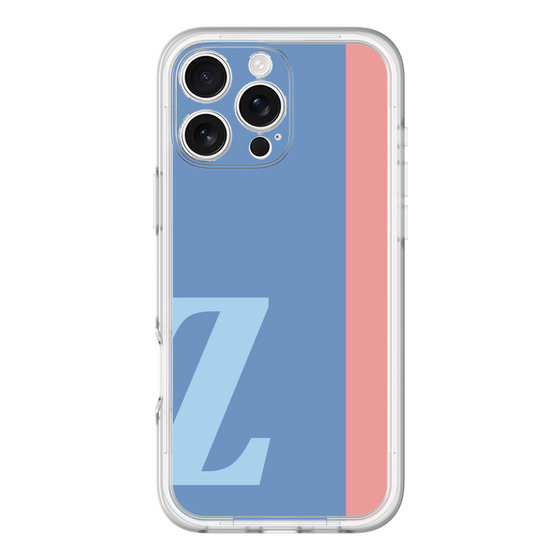 Slim Protection Premium Case［ オリジナル - initial color line - Z blue ］