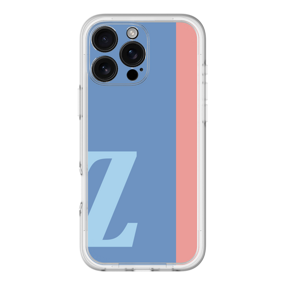 Slim Protection Premium Case［ オリジナル - initial color line - Z blue ］