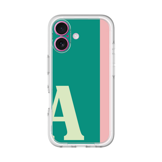 Slim Protection Premium Case［ オリジナル - initial color line - A green ］