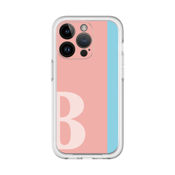 Slim Protection Premium Case［ オリジナル - initial color line - B pink ］