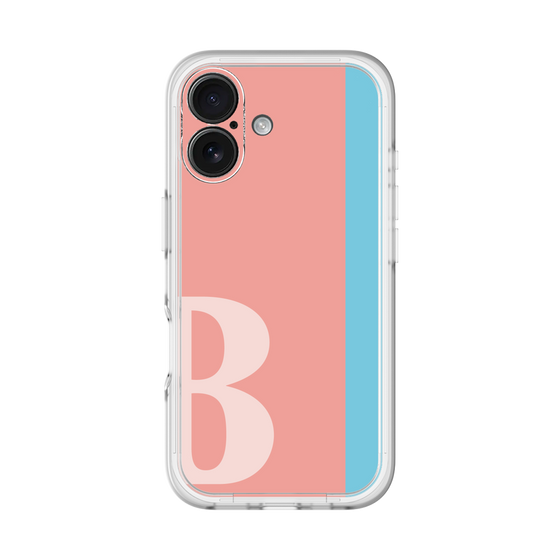 Slim Protection Premium Case［ オリジナル - initial color line - B pink ］