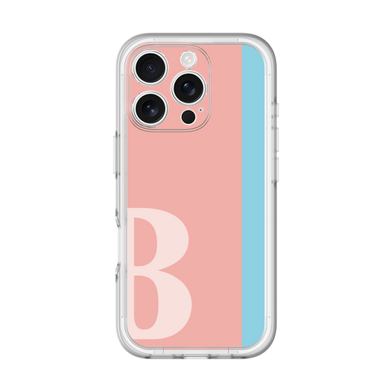Slim Protection Premium Case［ オリジナル - initial color line - B pink ］