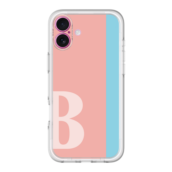 Slim Protection Premium Case［ オリジナル - initial color line - B pink ］