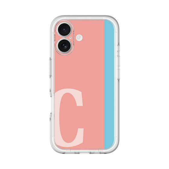 Slim Protection Premium Case［ オリジナル - initial color line - C pink ］