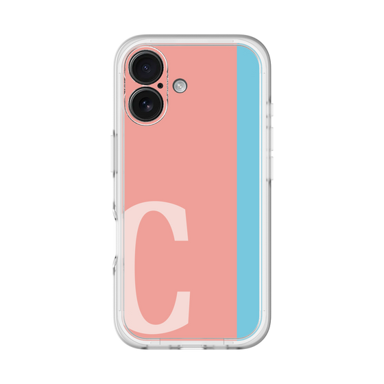 Slim Protection Premium Case［ オリジナル - initial color line - C pink ］