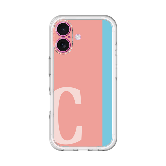 Slim Protection Premium Case［ オリジナル - initial color line - C pink ］