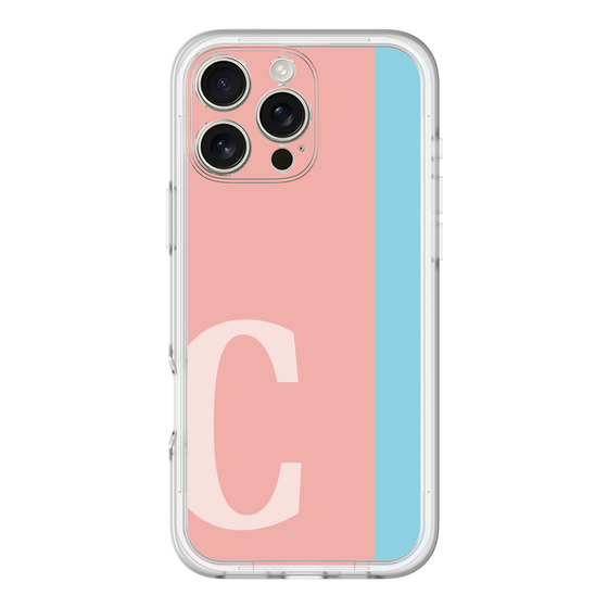 Slim Protection Premium Case［ オリジナル - initial color line - C pink ］