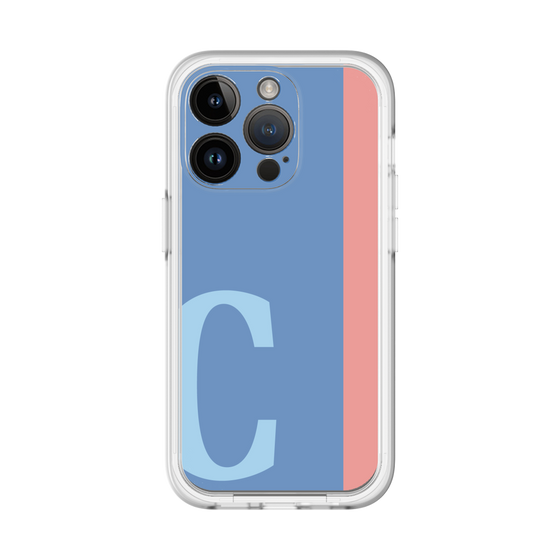 Slim Protection Premium Case［ オリジナル - initial color line - C blue ］