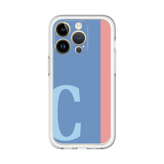 Slim Protection Premium Case［ オリジナル - initial color line - C blue ］
