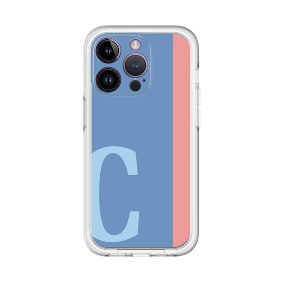 Slim Protection Premium Case［ オリジナル - initial color line - C blue ］