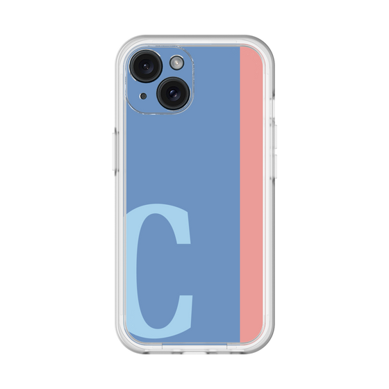 Slim Protection Premium Case［ オリジナル - initial color line - C blue ］