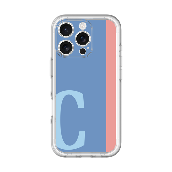 Slim Protection Premium Case［ オリジナル - initial color line - C blue ］