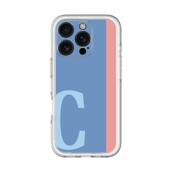 Slim Protection Premium Case［ オリジナル - initial color line - C blue ］