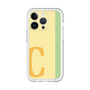 Slim Protection Premium Case［ オリジナル - initial color line - C yellow ］