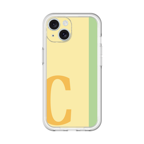 Slim Protection Premium Case［ オリジナル - initial color line - C yellow ］