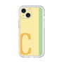 Slim Protection Premium Case［ オリジナル - initial color line - C yellow ］