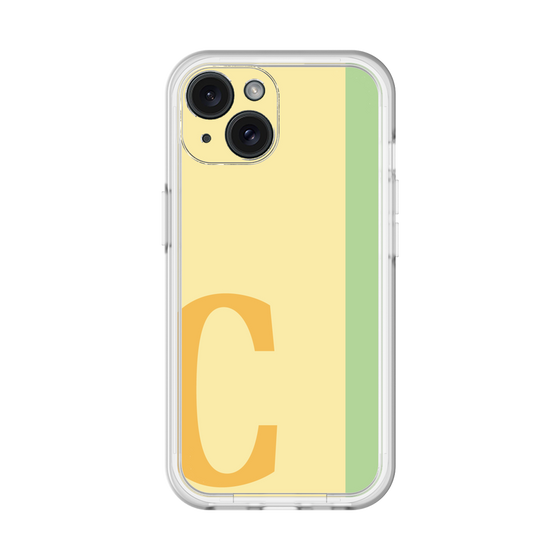 Slim Protection Premium Case［ オリジナル - initial color line - C yellow ］
