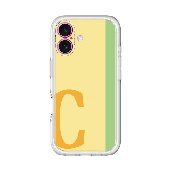 Slim Protection Premium Case［ オリジナル - initial color line - C yellow ］