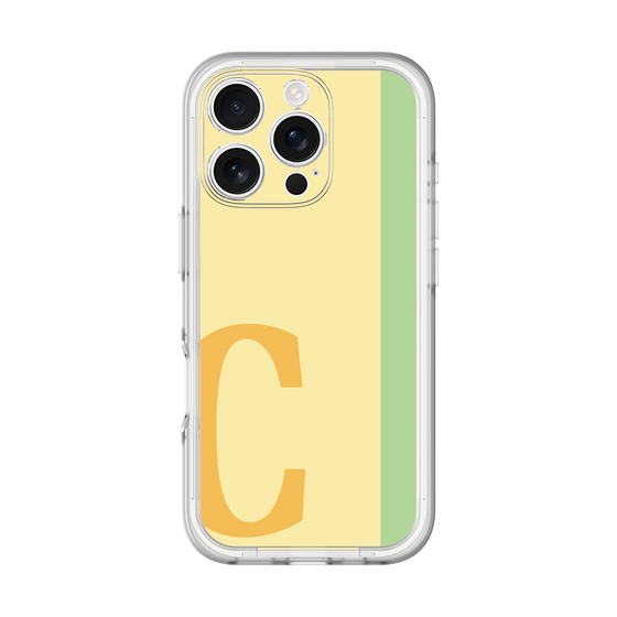 Slim Protection Premium Case［ オリジナル - initial color line - C yellow ］