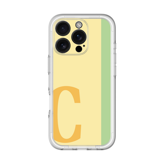 Slim Protection Premium Case［ オリジナル - initial color line - C yellow ］