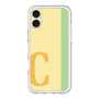 Slim Protection Premium Case［ オリジナル - initial color line - C yellow ］