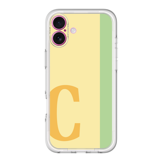 Slim Protection Premium Case［ オリジナル - initial color line - C yellow ］